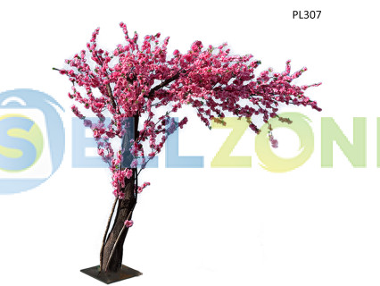 Καμπύλο τεχνητό δέντρο Ιαπωνικό δέντρο κερασιάς για διακόσμηση 1,5 μέτρα - PL307